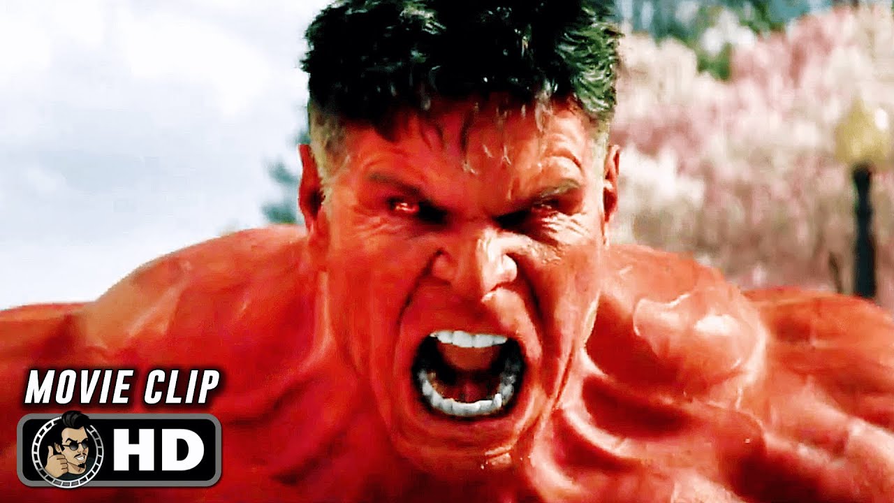 Red Hulk Battle Scene | CAPTAIN AMERICA: BRAVE NEW WORLD (2025) Movie CLIP HD