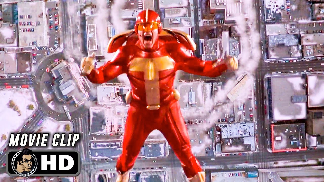 Fly Turbo Man Fly! Scene | JINGLE ALL THE WAY (1996) Movie CLIP HD