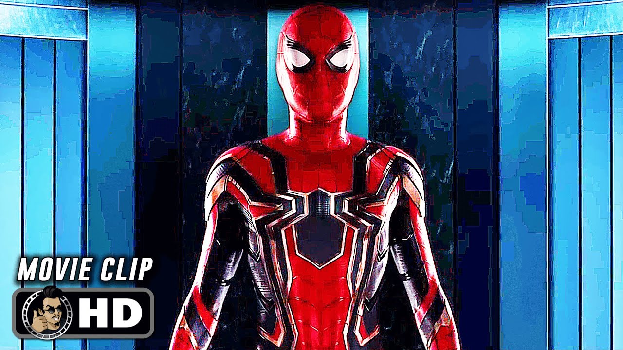 Iron Spider Suit Scene | SPIDER MAN HOMECOMING (2017) Tom Holland, Movie CLIP HD