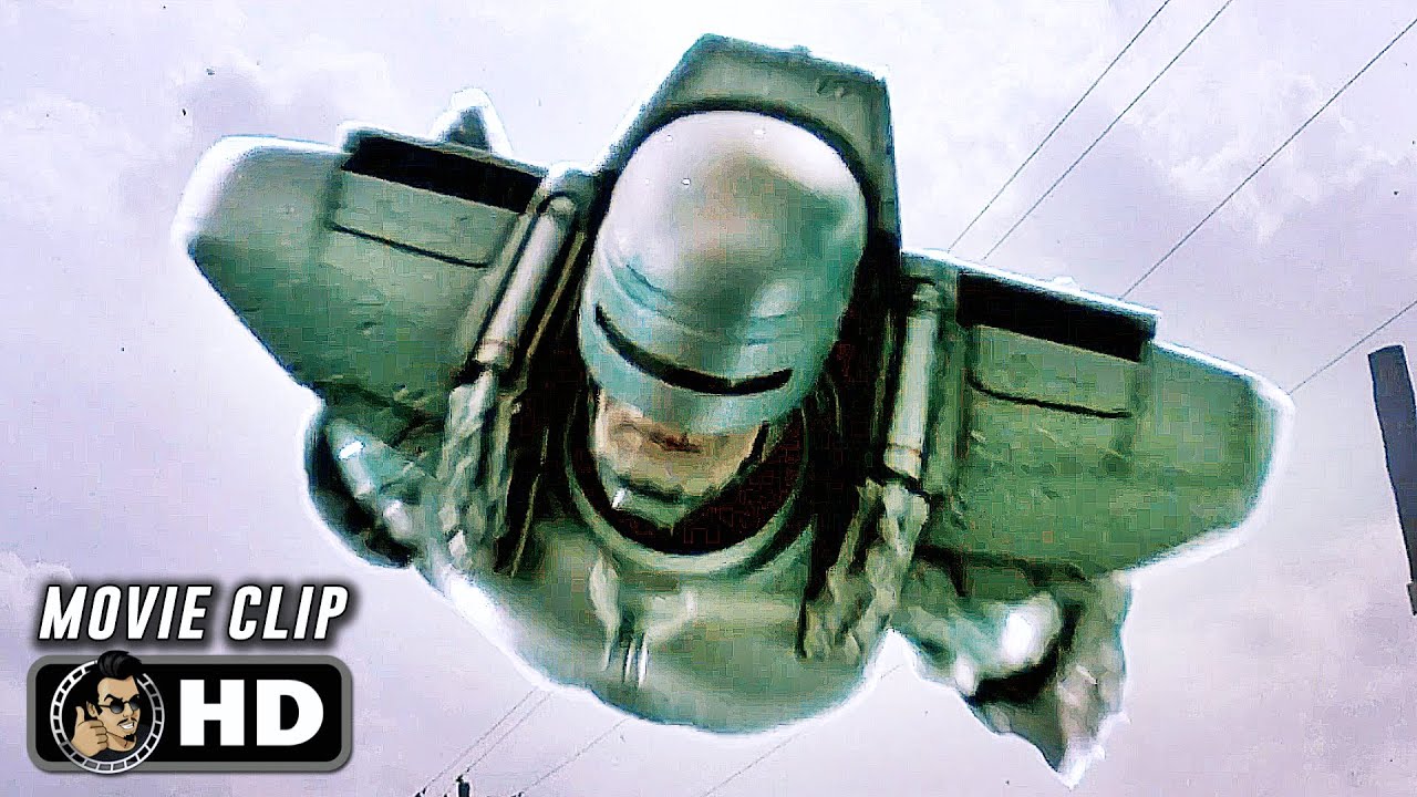 RoboCop’s Jetpack Scene | ROBOCOP 3 (1993) Sci-Fi, Movie CLIP HD