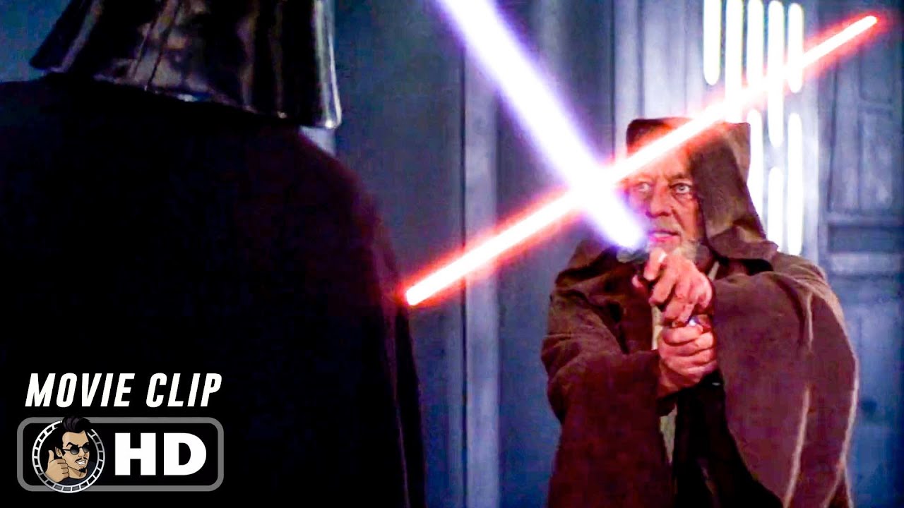 “Darth Vs Obi-Wan” STAR WARS: A NEW HOPE Scene (1977) George Lucas