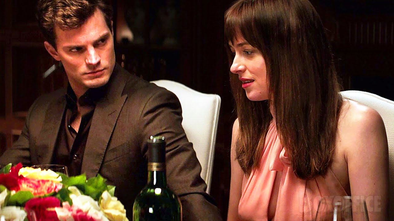 Not under the table Christian… | Fifty Shades of Grey | CLIP