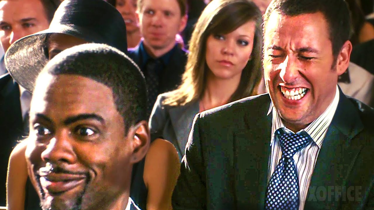 Chris Rock and Adam Sandler giggles at a funeral | Grown Ups | CLIP