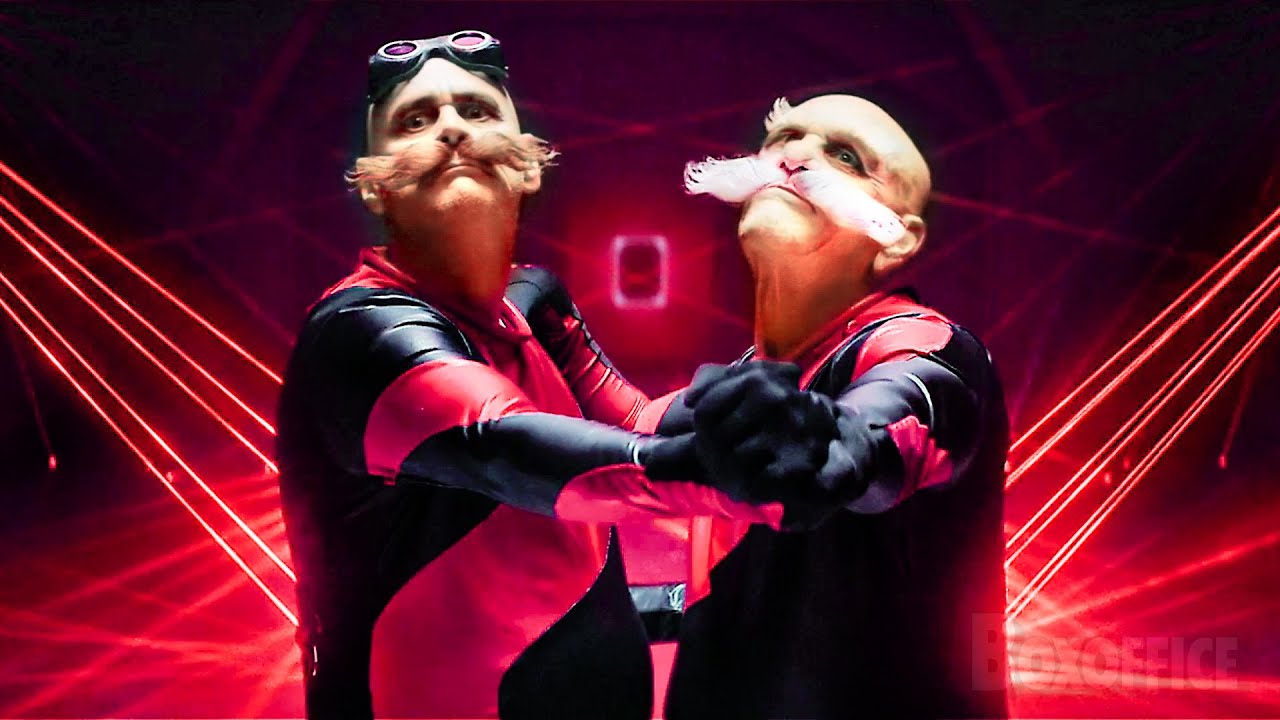 Double Robotnik’s Dance Scene (Jim Carrey is a LEGEND  ) | Sonic 3 | CLIP