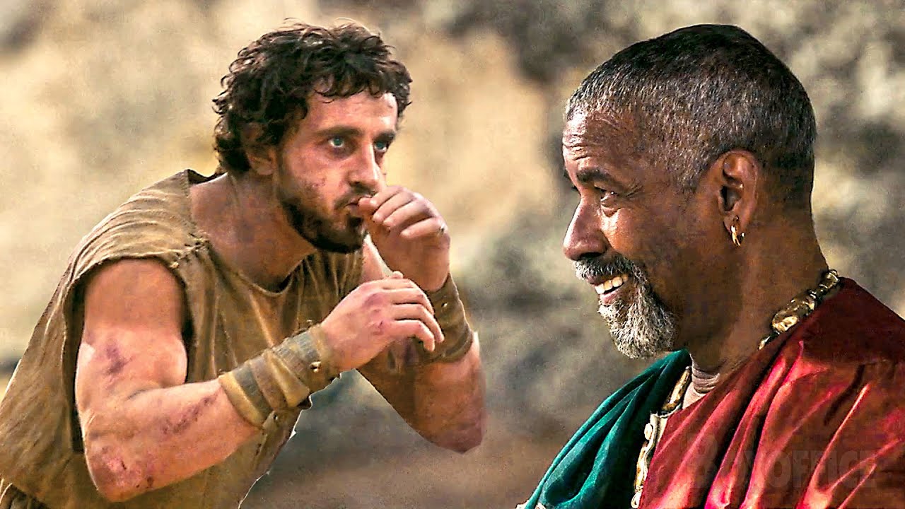 “Violence is the universal language” | Denzel tests Lucius | Gladiator 2 | CLIP