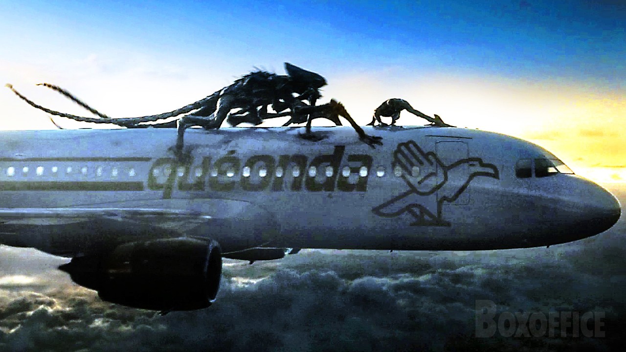 The Symbiot Hunter attacks Venom’s plane | Venom 3: The Last Dance | CLIP