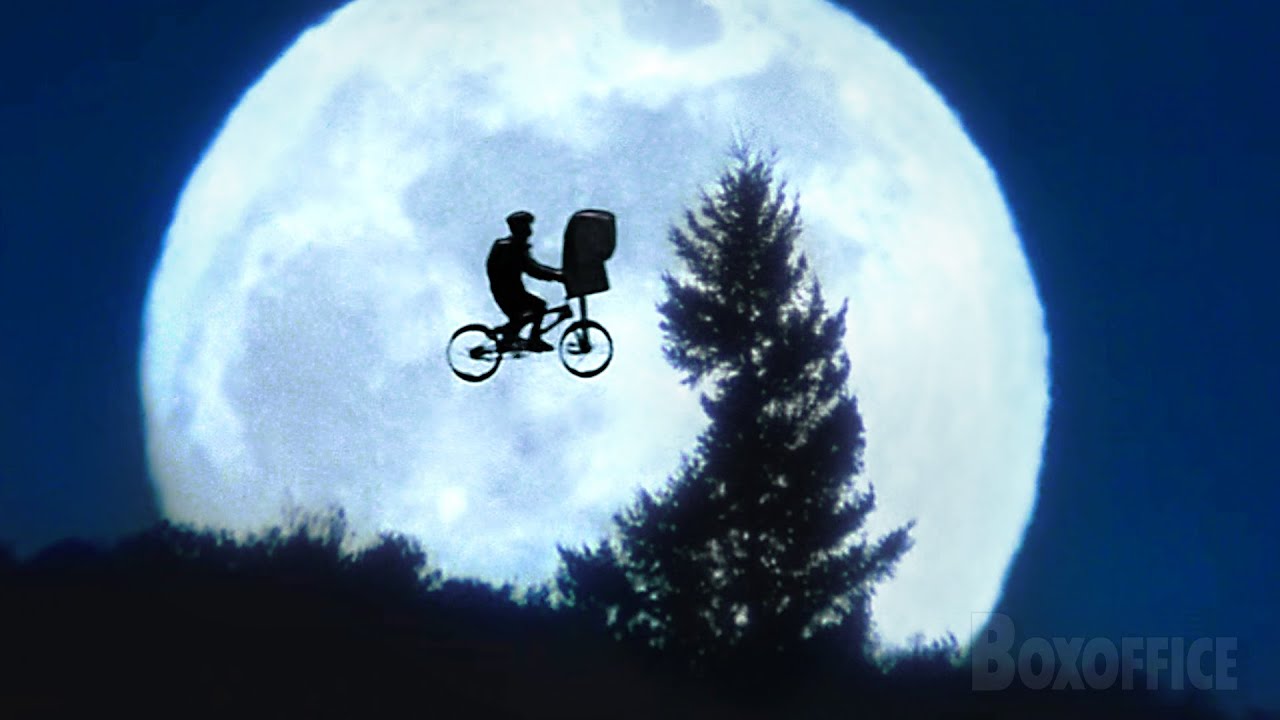 Flying Bicycle | Moon Scene | E.T. the Extra-Terrestrial | CLIP