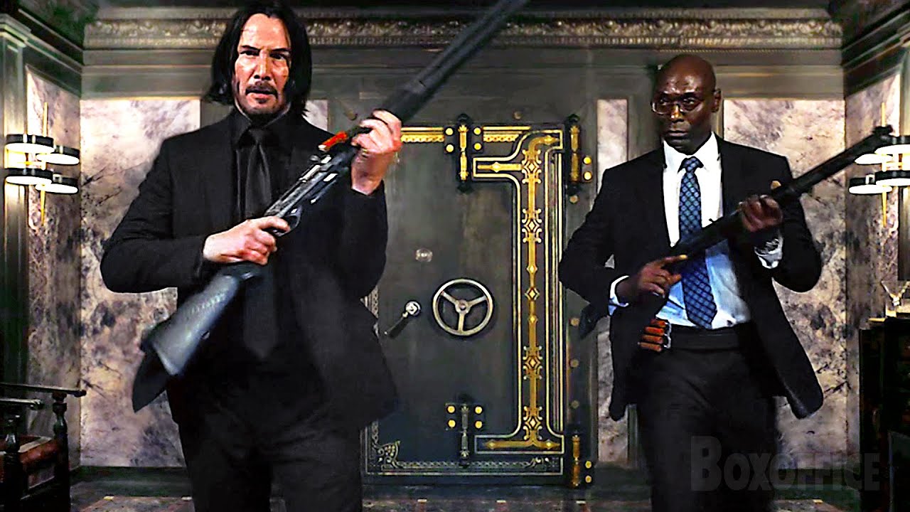 The Continental Mass Shooting FULL SCENE | John Wick 3   4K