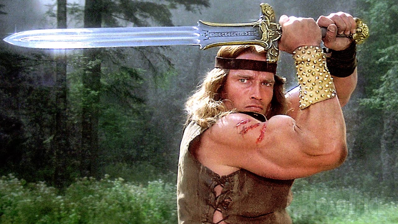 Schwarzy VS Hungry Cannibals | FIGHT SCENE | Conan The Destroyer | CLIP