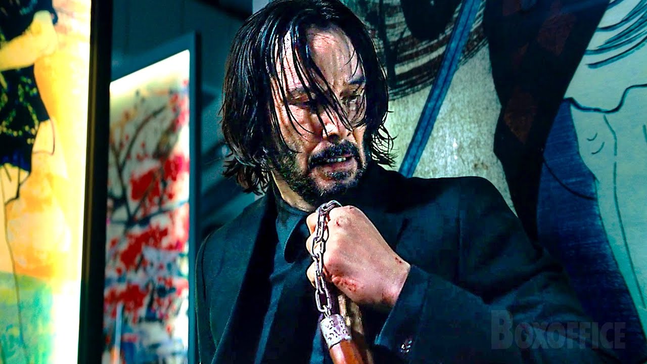 John Wick uses a Nunchaku like a BOSS | John Wick: Chapter 4 | CLIP