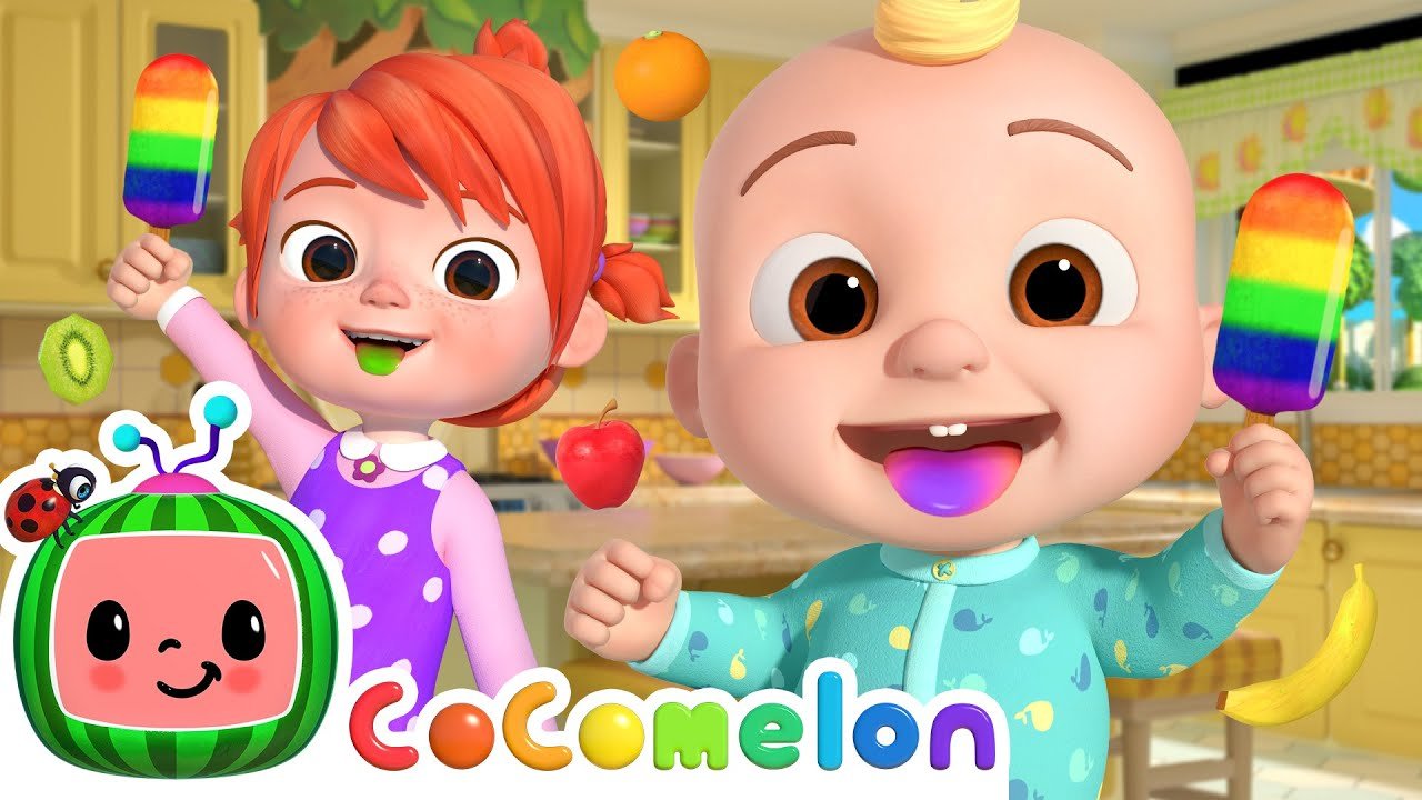 Yummy Rainbow Fruit Popsicles!   | Healthy Foods for Kids | CoComelon Nursery Rhymes & Kids Songs