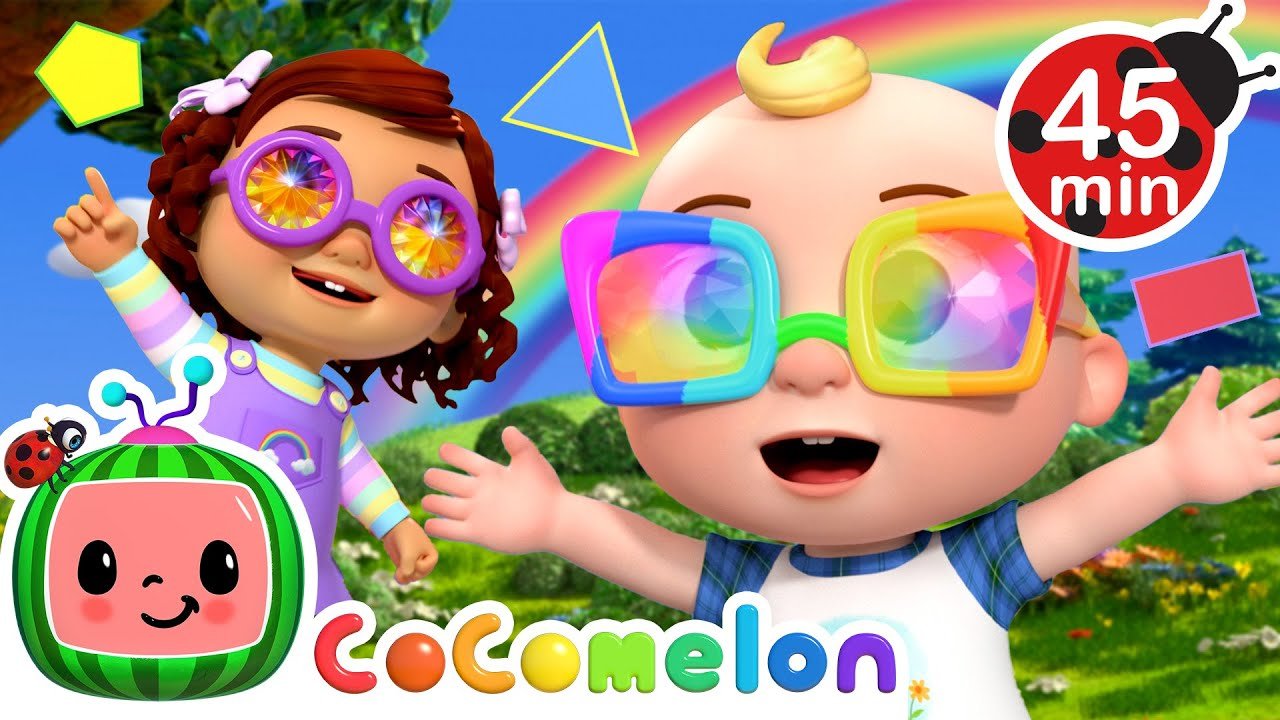 Learning Fun Colors and Shapes for Kids!   + MORE CoComelon Nursery Rhymes & Kids Songs