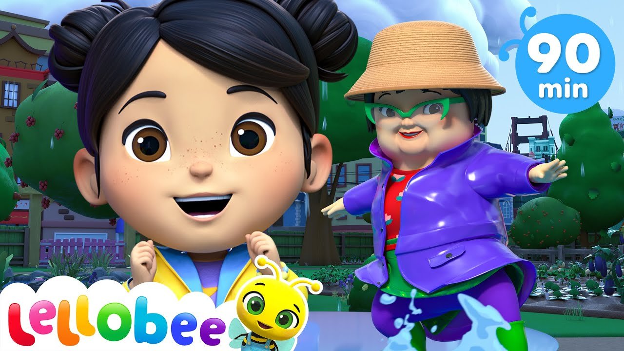 Rain Rain Go Away – Thunderstorm Song! + More Nursery Rhymes & Kids Songs – Lellobee by CoComelon