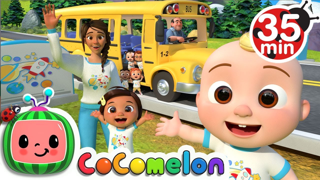 Wheels On The Bus (School Edition)  + More Nursery Rhymes & Kids Songs – CoComelon