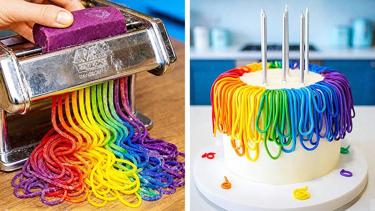 EAT THE RAINBOW!   Satisfying & Delicious Food Hacks!