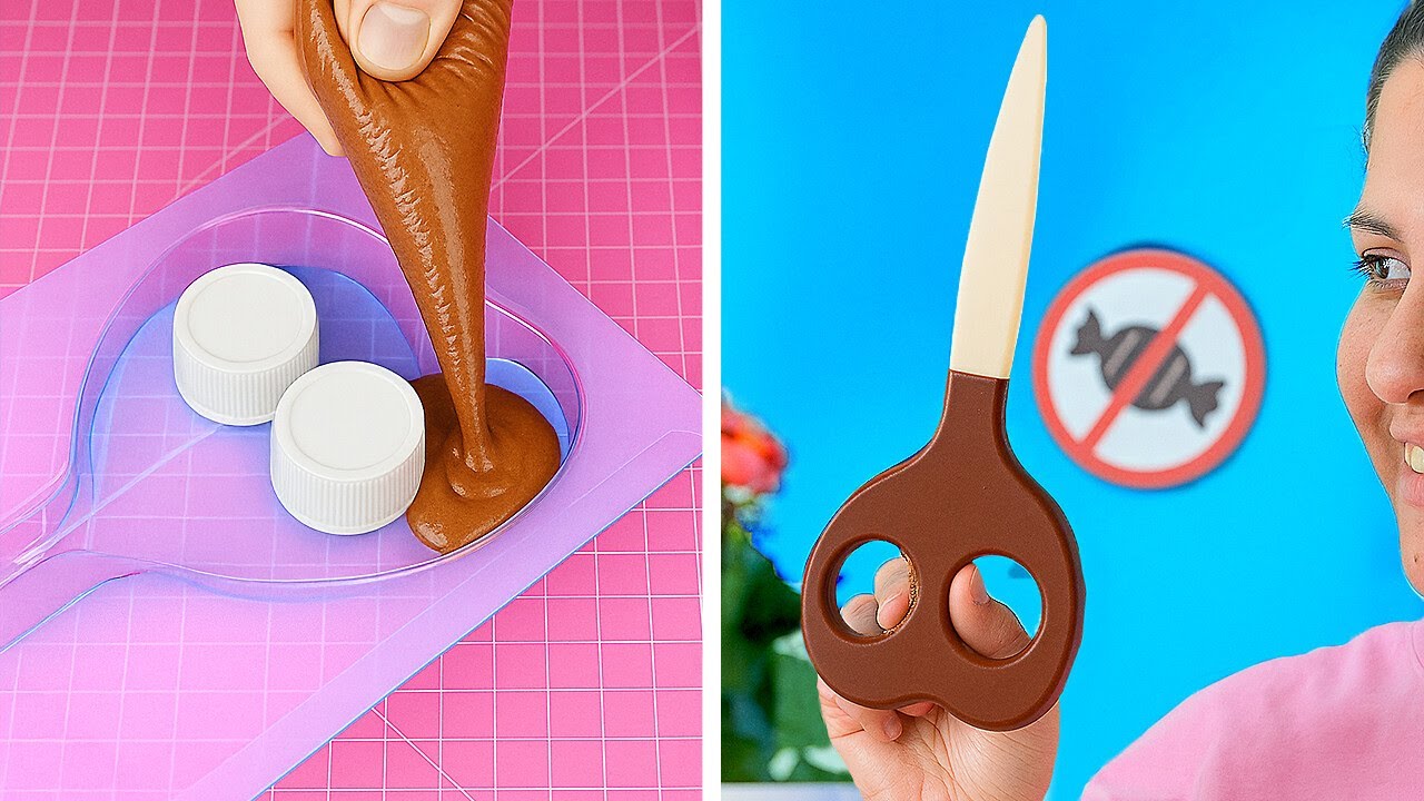 SNEAK FOOD INTO CLASS!   Awesome Edible DIY School Supply Pranks!