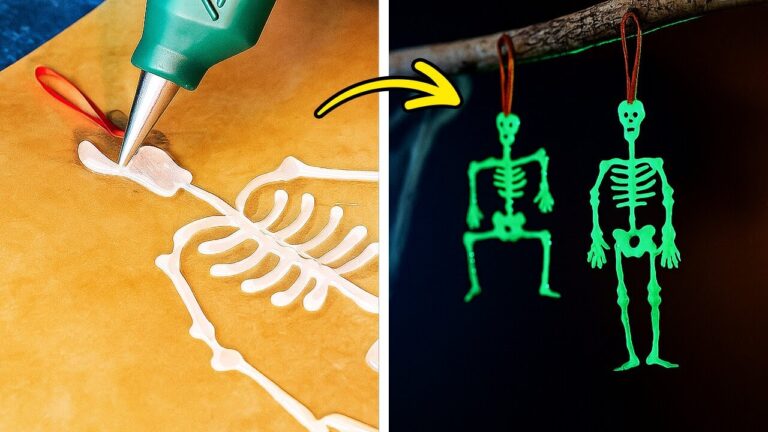 HALLOWEEN DECOR IDEAS  ✨ Glue Gun Hacks for Spooky Decor!