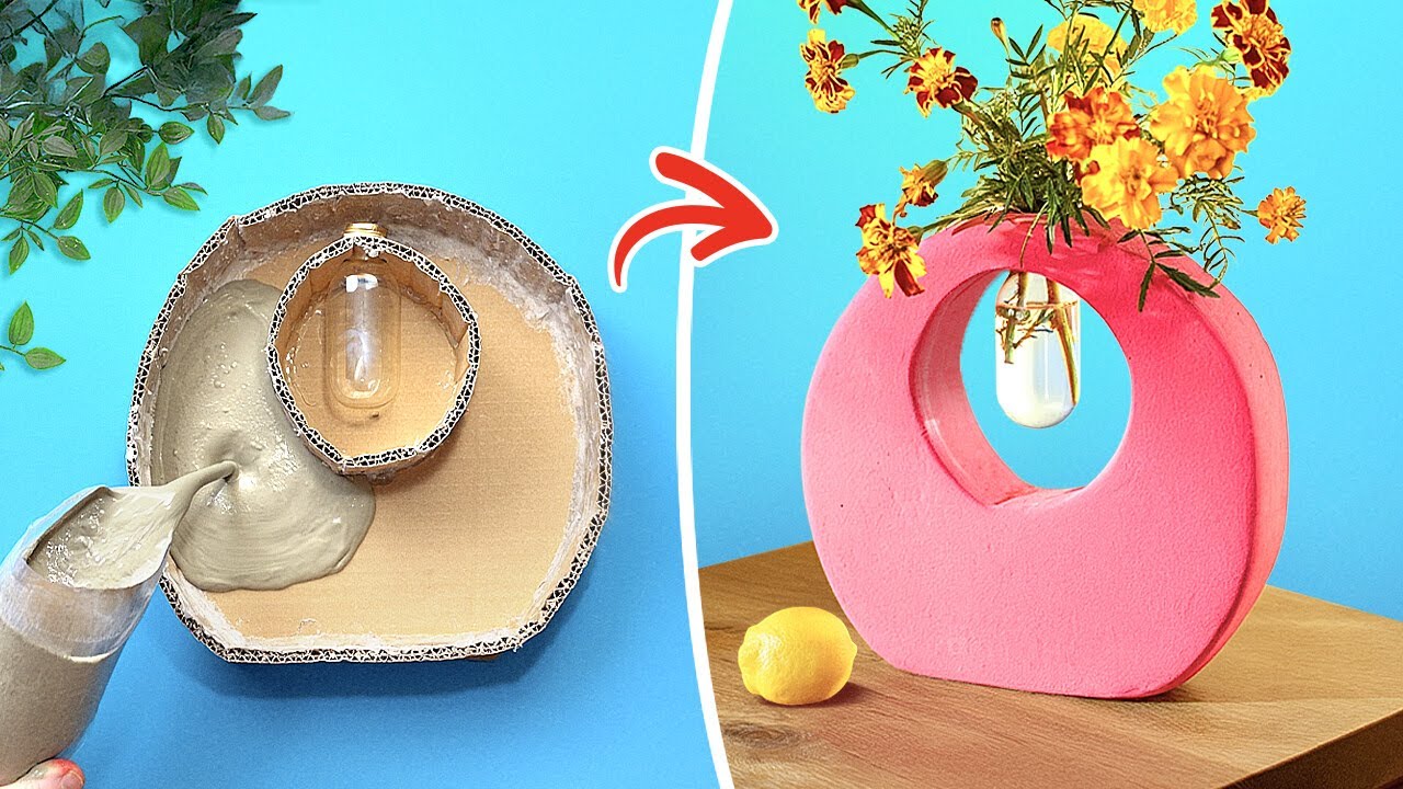 TRENDY CEMENT CRAFTS   Satisfying DIY Ideas for Your Home