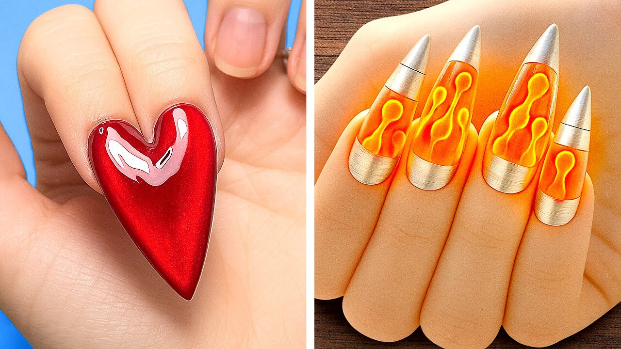 CRAZY NAILS DESIGN IDEAS   Hand and Feet Care Hacks You’ll Love  ️
