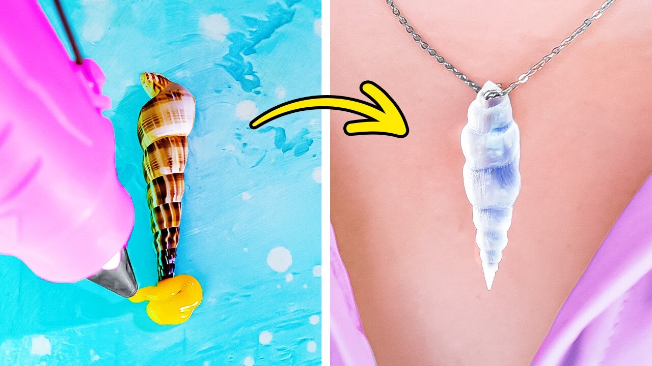 GLOW YOU UP WITH THESE DIY JEWELRY IDEAS ✨  EPOXY RESIN & GLUE GUN IDEAS