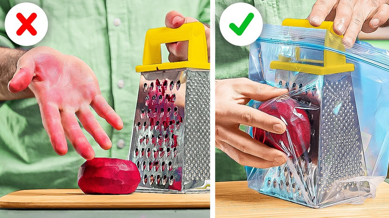 WANT TO COOK LIKE A PRO?  ‍  WATCH THESE GENIUS KITCHEN HACKS