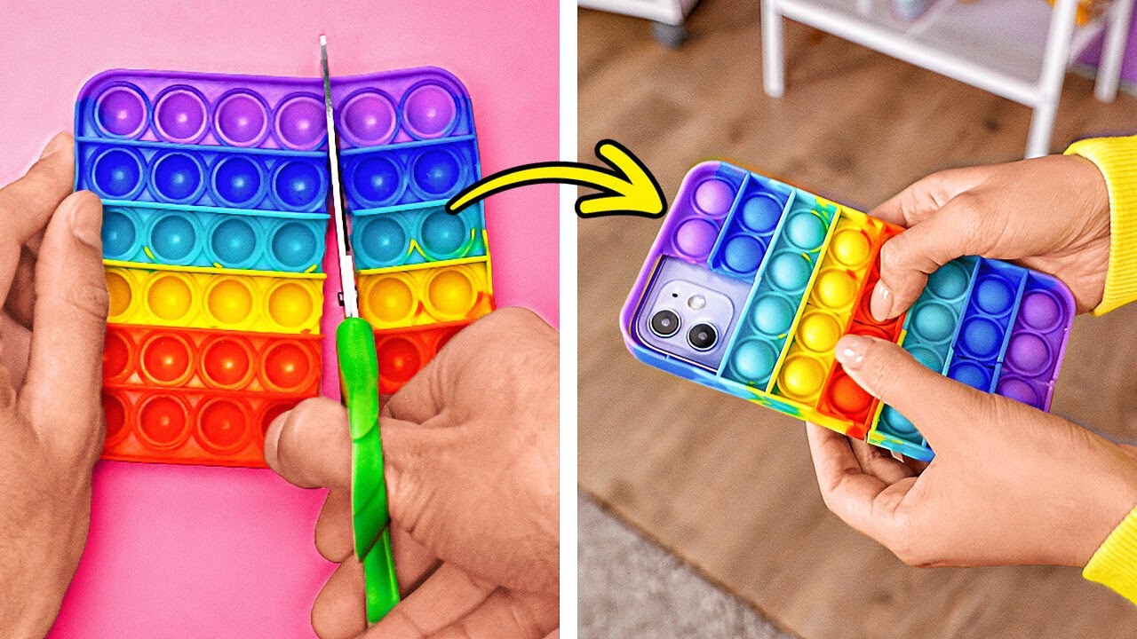 RAINBOW CRAFTS FOR EVERYONE   AWESOME DIY PHONE CASES