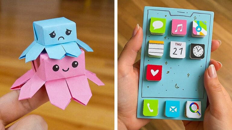 TURN PAPER INTO MAGIC! ✨ Awesome DIY Toys & Decorations!