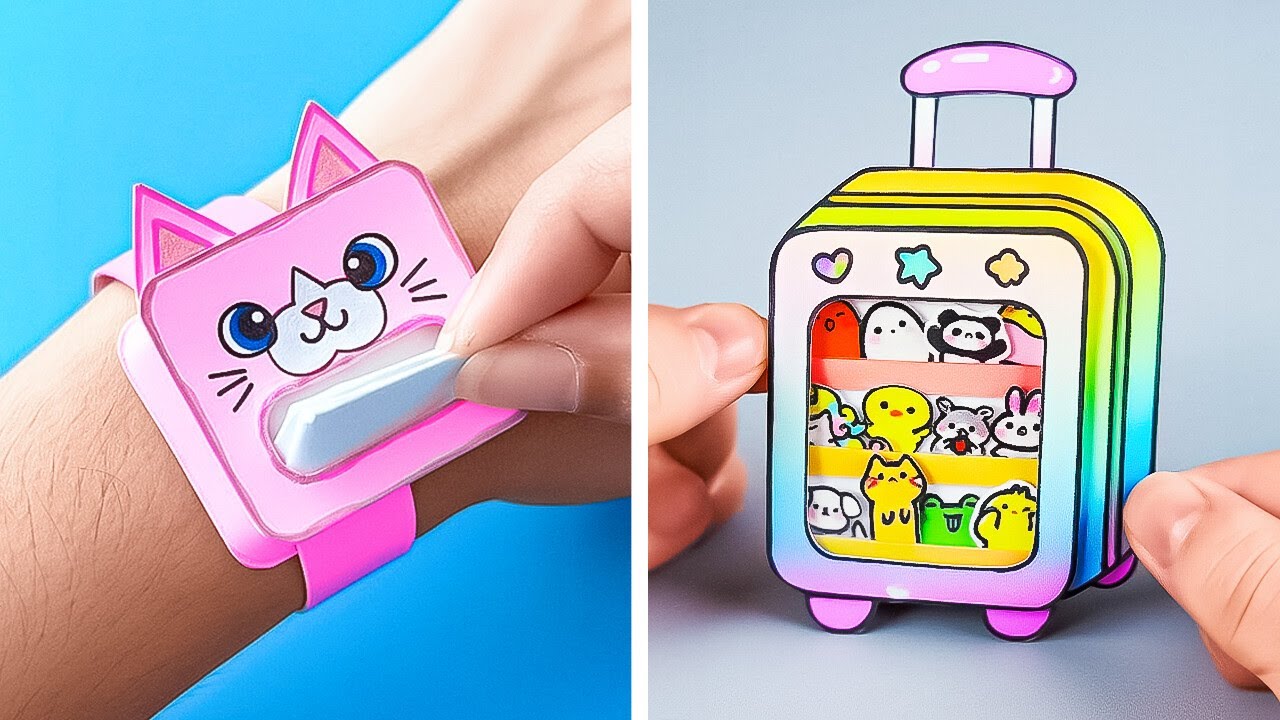 MINI DIY PAPER CRAFTS ✨ Cute Tiny Ideas for School & Home