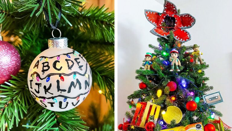 DIY FESTIVE DECOR   Stranger Things-Inspired Holiday Crafts!