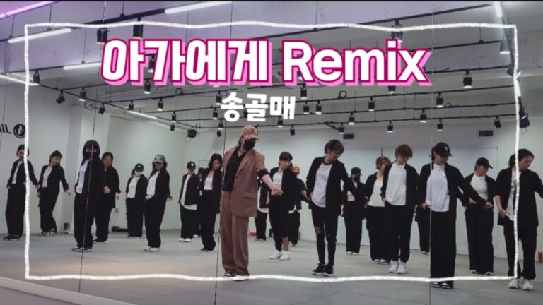 송골매 - 아가에게 Remix | 작품 나가는날 | 지니샘과찐핏 | 지니댄스핏안무 | 거울모드