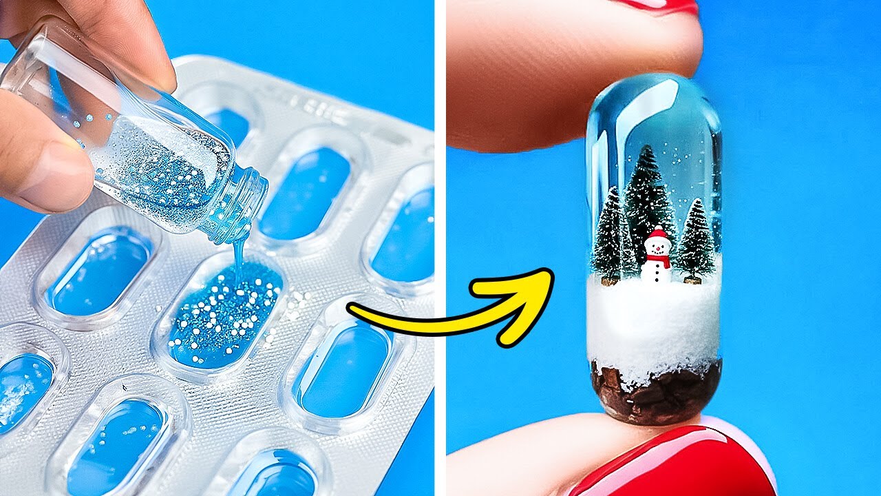 EPOXY RESIN CRAFTS ❄️ Create Your Magical DIY Christmas Crafts  ✨