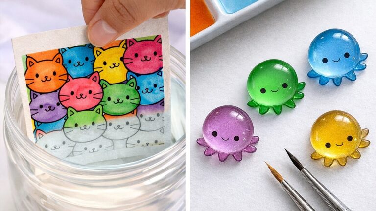 WOW RAINBOW ART   Easy Hacks for Colorful Crafts & Creations ✨