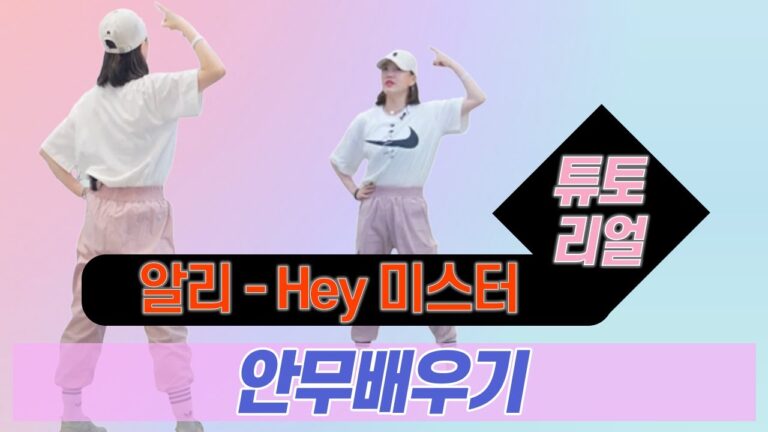 [TUTORIAL] 알리 - Hey 미스터 l 안무배우기 l 카운트설명 l 거울모드 l 지니댄스핏안무