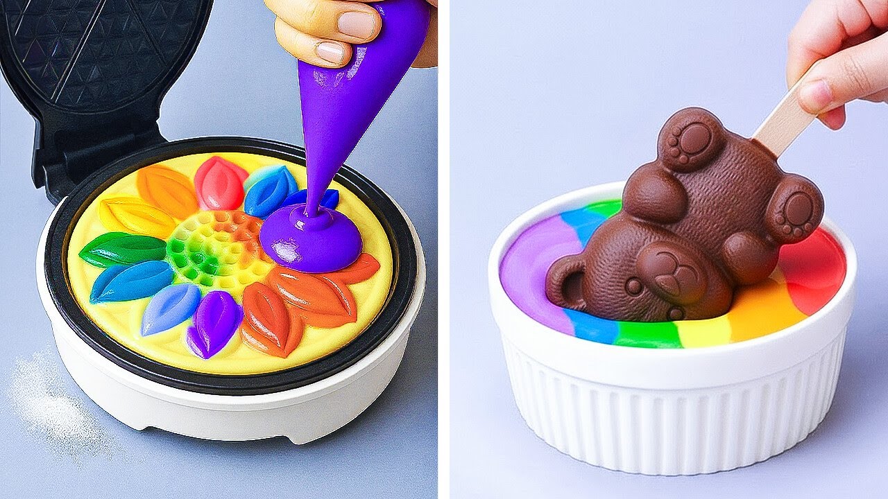 RAINBOW DESSERT   DIY Cake Decorating & Homemade Recipes