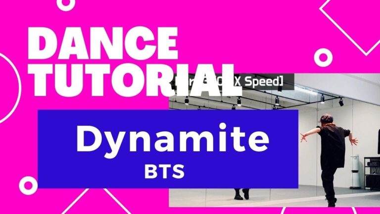 [TUTORIAL]BTS(방탄소년단) Dynamite(다이너마이트) 안무설명0.8X 1.0X 속도별 배우기/ Mirrored 거울모드