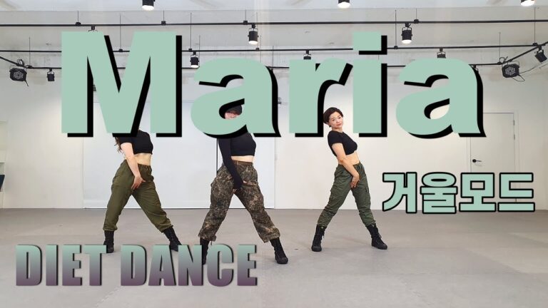 [DIET DANCE WORKOUT] Maria마리아-Hwa Sa화사 / 포인트안무살린쉬운 다이어트댄스 / 거울모드 MIRRORED