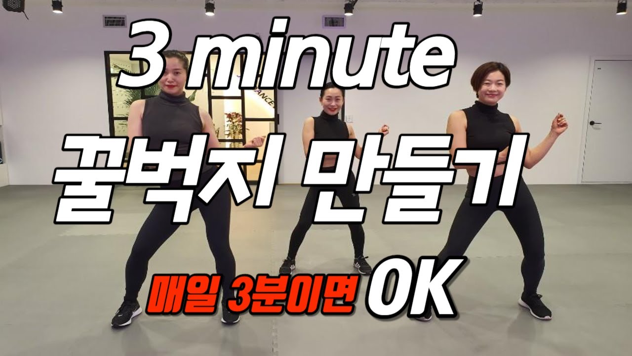 [근력운동] 3 minute Diet Workout / 매일3분 꿀벅지 팁 / 2NE1 Go Away / 하체근력 / 홈트 / Diet