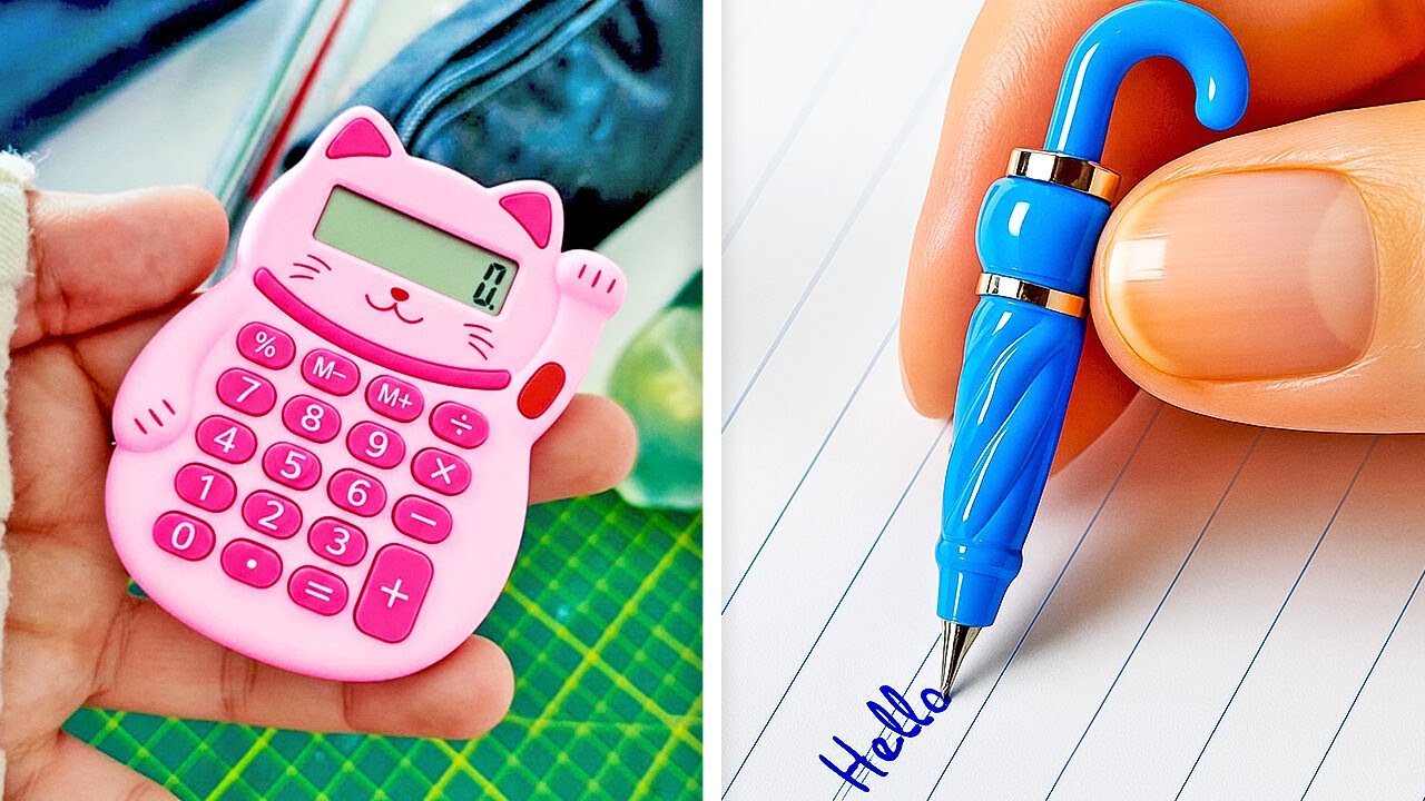 DIY MINI SCHOOL SUPPLIES   Adorable Back to School Crafts!  ️