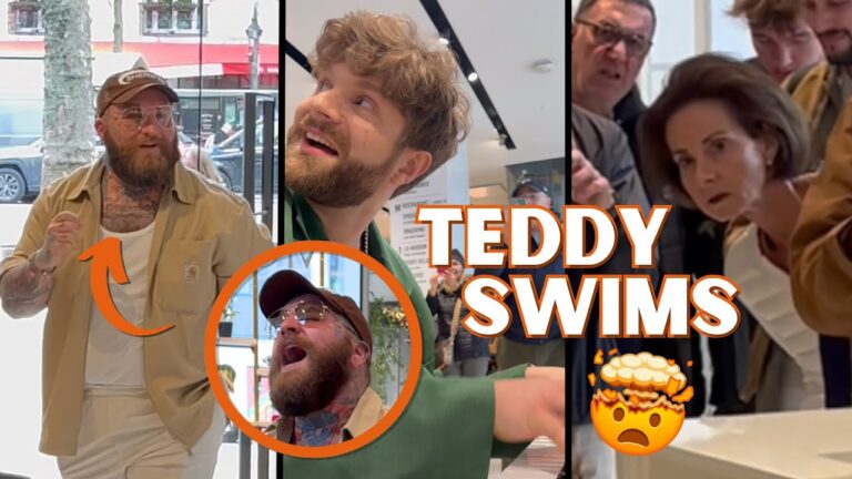 This famous singer surprised everyone in the shopping mall