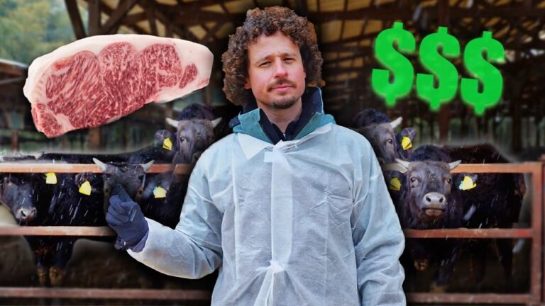 Así se hace la carne más cara del mundo: KOBE $$$ | ¡Vacas millonarias!-Luisito Comunica