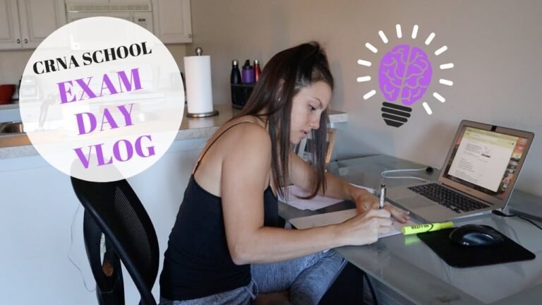 CRNA School | EXAM DAY VLOG: Dealing with Test Anxiety-The Schoeller Family