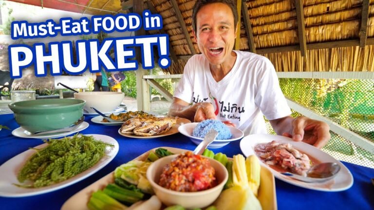 Eating 21 SPICY THAI FOODS in One Day!! | 3 MUST-EAT Restaurants in Phuket