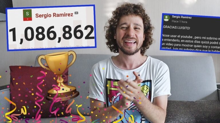 El hombre misterioso ya tiene UN MILLÓN! Y quiere borrar su canal...-Luisito Comunica