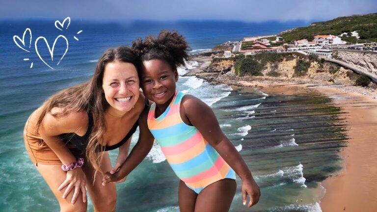 Family Beach Day in Portugal!-The Schoeller Family