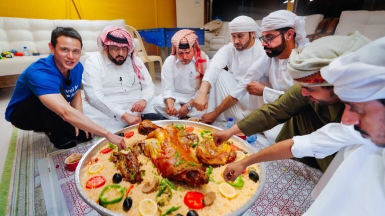 First Time in QATAR!!   Qatari Food - Whole Lamb Mandi!!-Mark Wiens