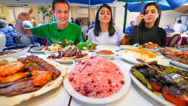 Huge Iranian Food Tour!! INSANE KEBABS + Cherry Rice!! | Best Persian Food in Los Angeles!!-Mark Wiens
