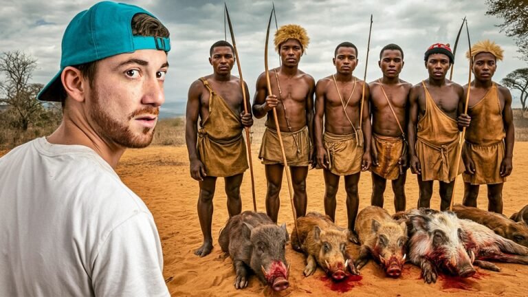 I Spent 3 Days With World's Last Hunter-Gatherer Tribe-Drew Binsky