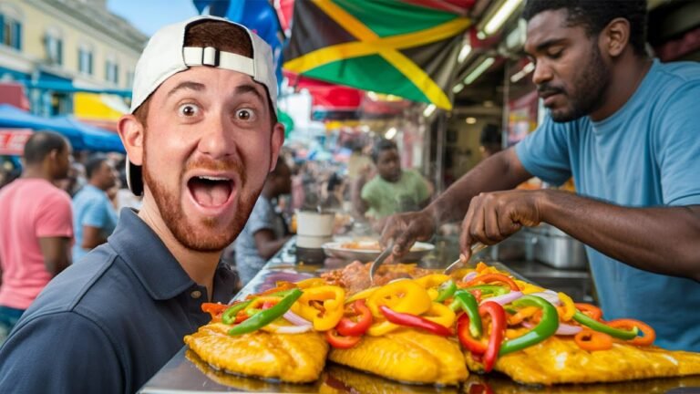 INSANE JAMAICAN STREET FOOD (Award Winning Chef)-Drew Binsky