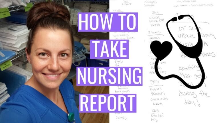 NURSING | How to take report!-The Schoeller Family