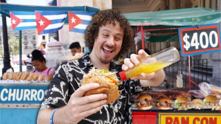 Probando comida callejera en CUBA | ¡La tierra del mojito y el lechón!-Luisito Comunica